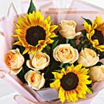 Soothing Sunflower Gifts Bouquet