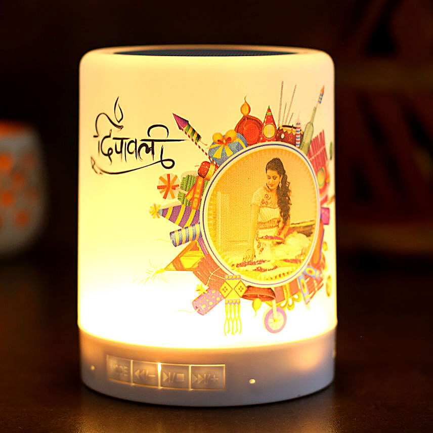 Personalised Diwali Theme LED Speaker