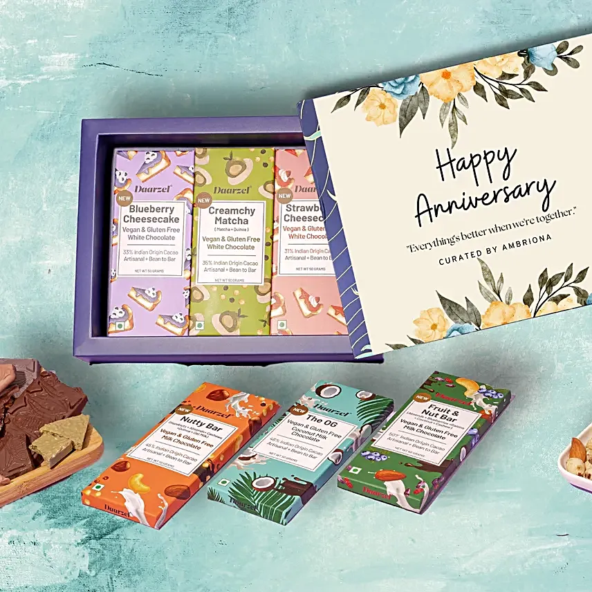 Happy Anniversary Vegan Chocolate Box