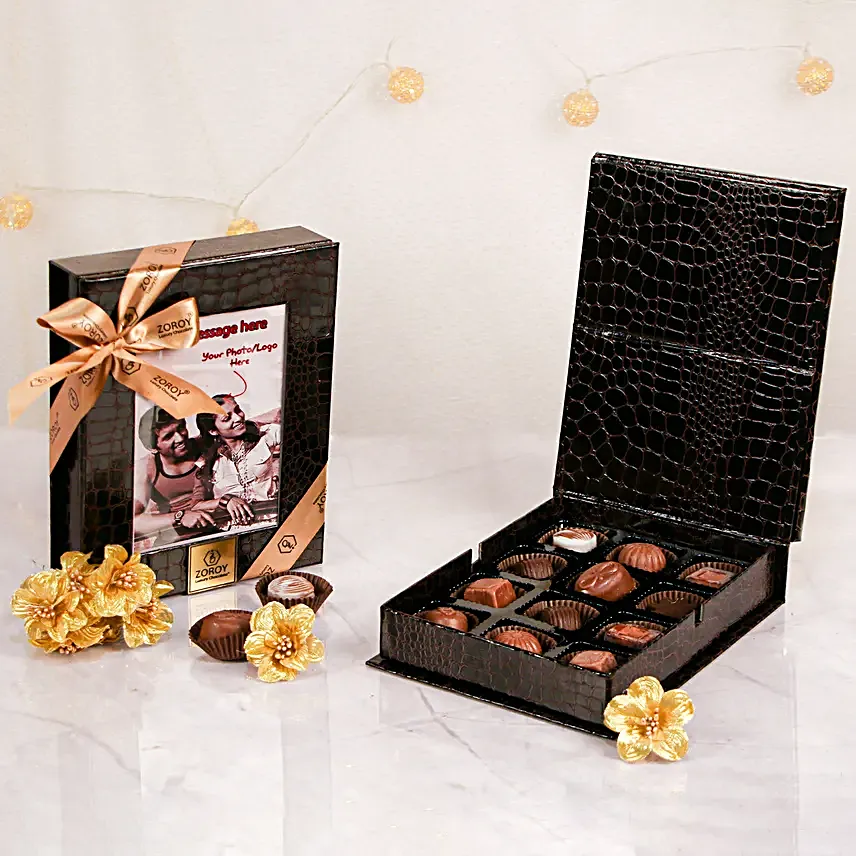 Personalised Photo Gift Box with Assorted Pralines