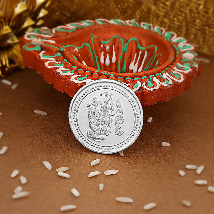Ram Darbar Inaugural 925 Silver Coin