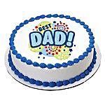 1kg Fathers Day Butterscotch Photo Cake by FNP