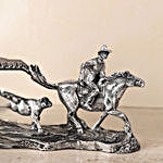 Cowboy Horse Polyresin Figurine
