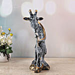 Black & Gold Giraffe Figurine