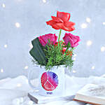 Love Roses Cancer Personalised Mug