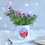 Dreamy Flowers Gemini Personalised Mug