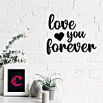Love You Forever Decorative Wall Art