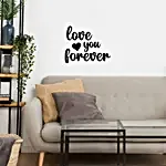 Love You Forever Decorative Wall Art