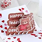 Hug Me Close Teddy Greeting Card