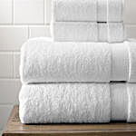 Luxe Haven Bath Towel- White