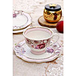 Vintage Rose Garden Tea Cup Set