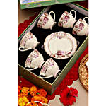 Vintage Rose Garden Tea Cup Set