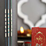 Beads Rakhi Set of 3 & Rakhi Treats