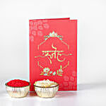 Ethereal Ganesha Harmony Rakhi & Fragrance Combo