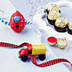 Giggles & Creativity Rakhi Duo & Chocolate Treat