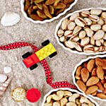 Lego-Link Kids Toy Rakhi with Nutritious Duo Delight