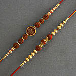 Serene Spirit Rudraksha Rakhi & Rakhi Treats