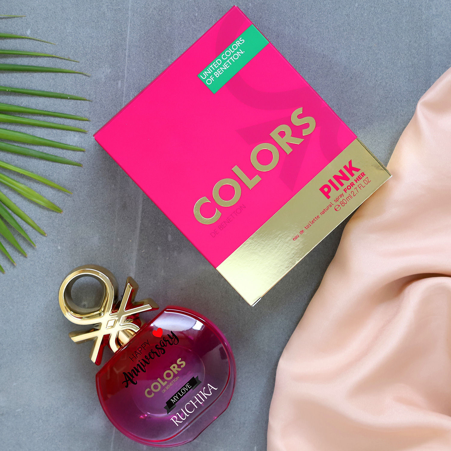 Personalised United Colors of Benetton Pink EDT 100 ML canada | Gift  Personalised United Colors of Benetton Pink EDT 100 ML- FNP