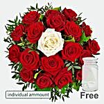 Rose Bouquet Just for you with vase