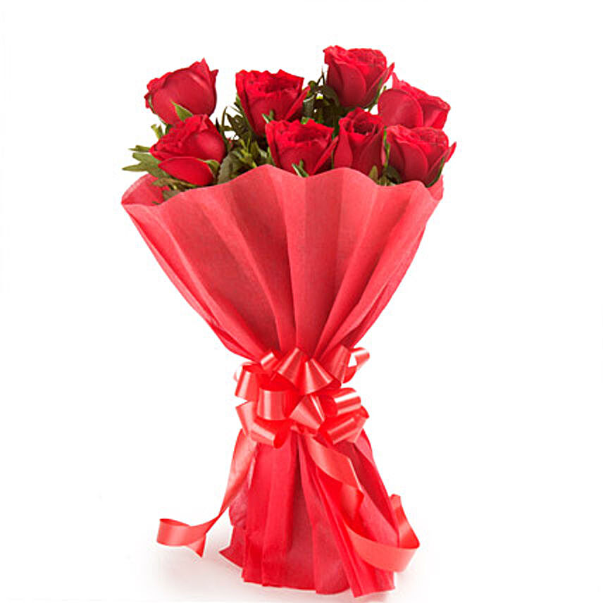 Buy/Send Red Roses Bouquet By FNP Online- Ferns N Petals