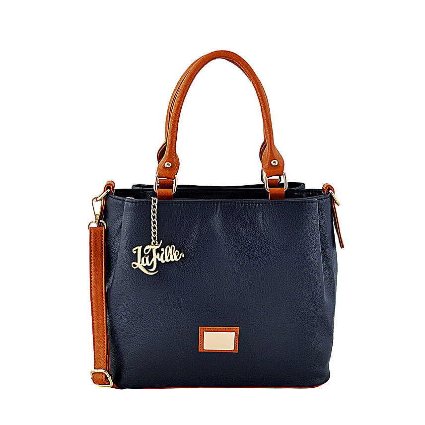 Buy/Send Blue LaFille Suave Handbag Online- FNP