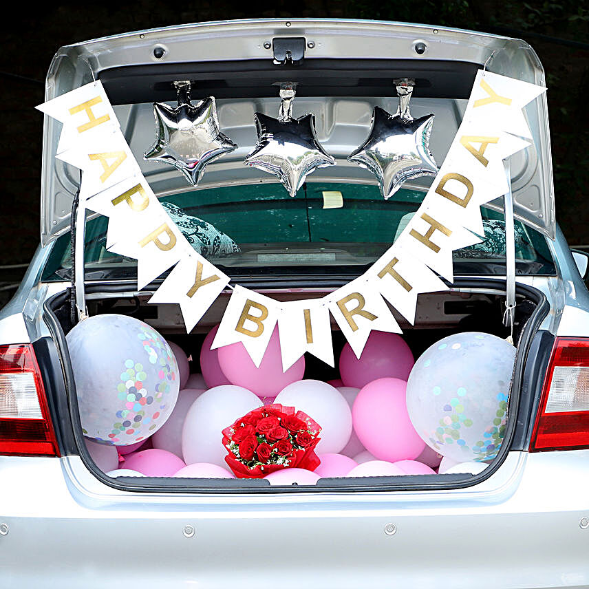 Buy/Send Birthday Surprise Car Boot Decor Online- FNP