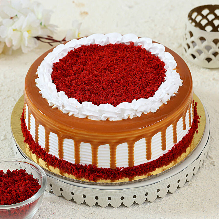 Scrumptious Red Velvet Cake 1 Kg Eggless