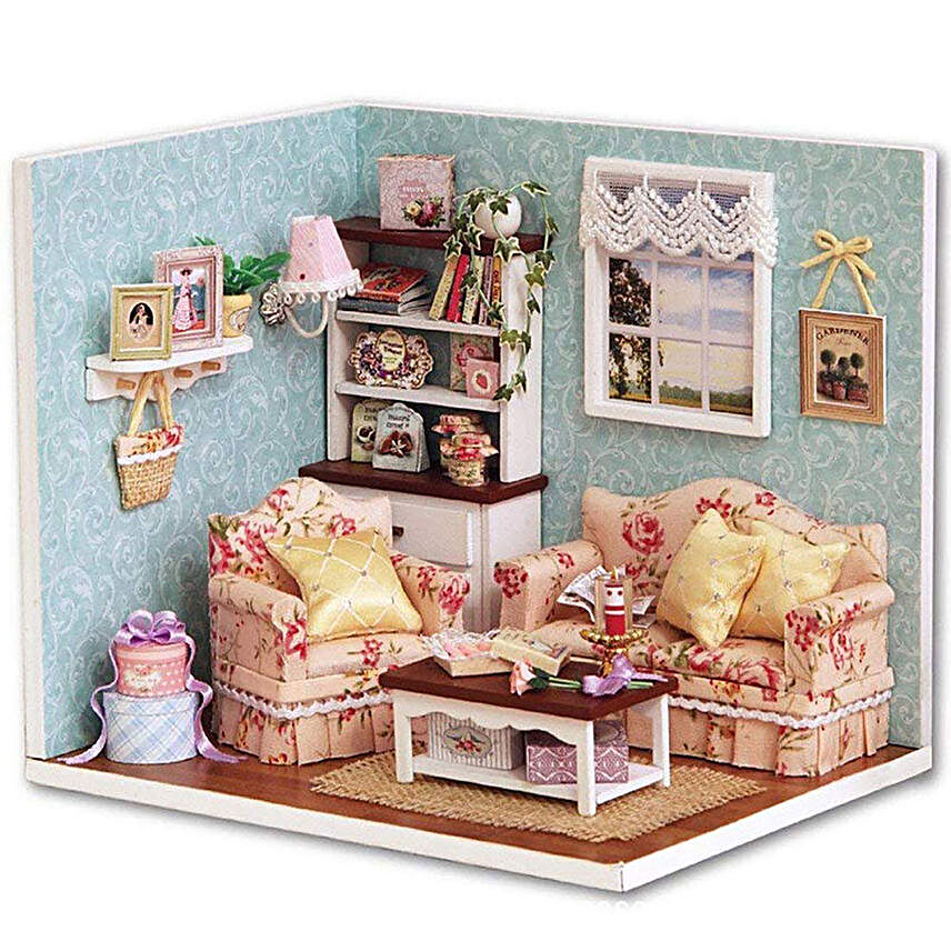 Miniature deals dollhouse rooms