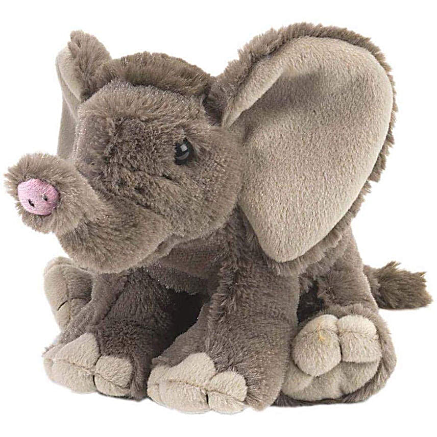 grey cuddly elephant