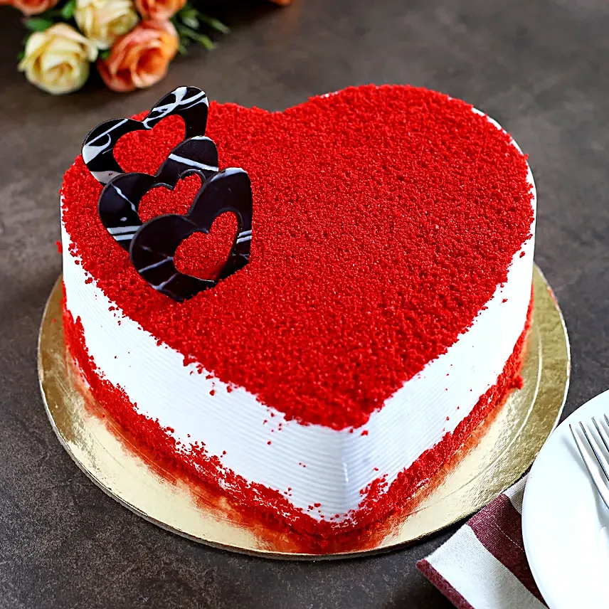 Buy/Send Red Velvet Cake Half Kg FNP