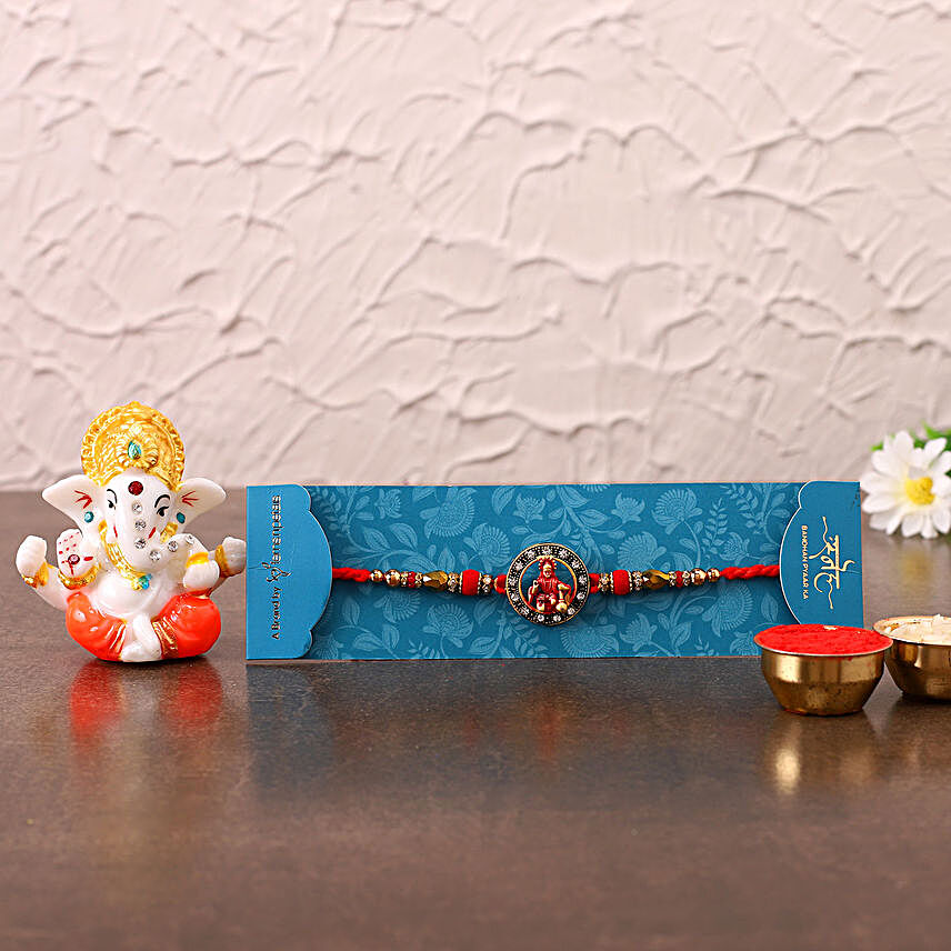 Lord Hanuman Rakhi & Ganesha Idol