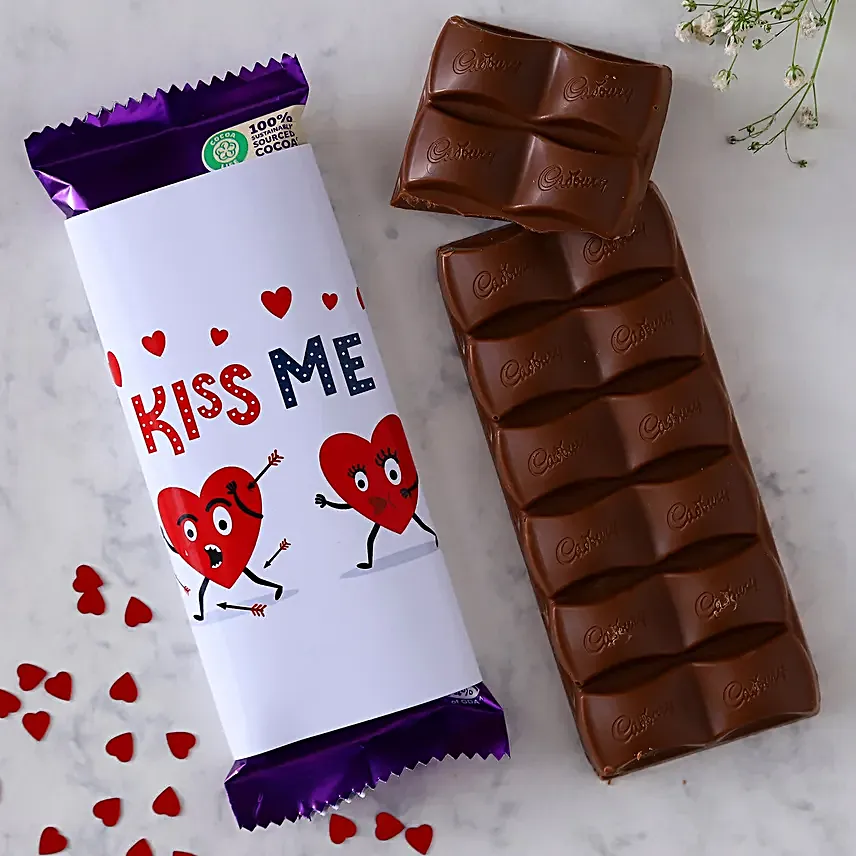 Kiss Me Cadbury Silk Chocolate Bar