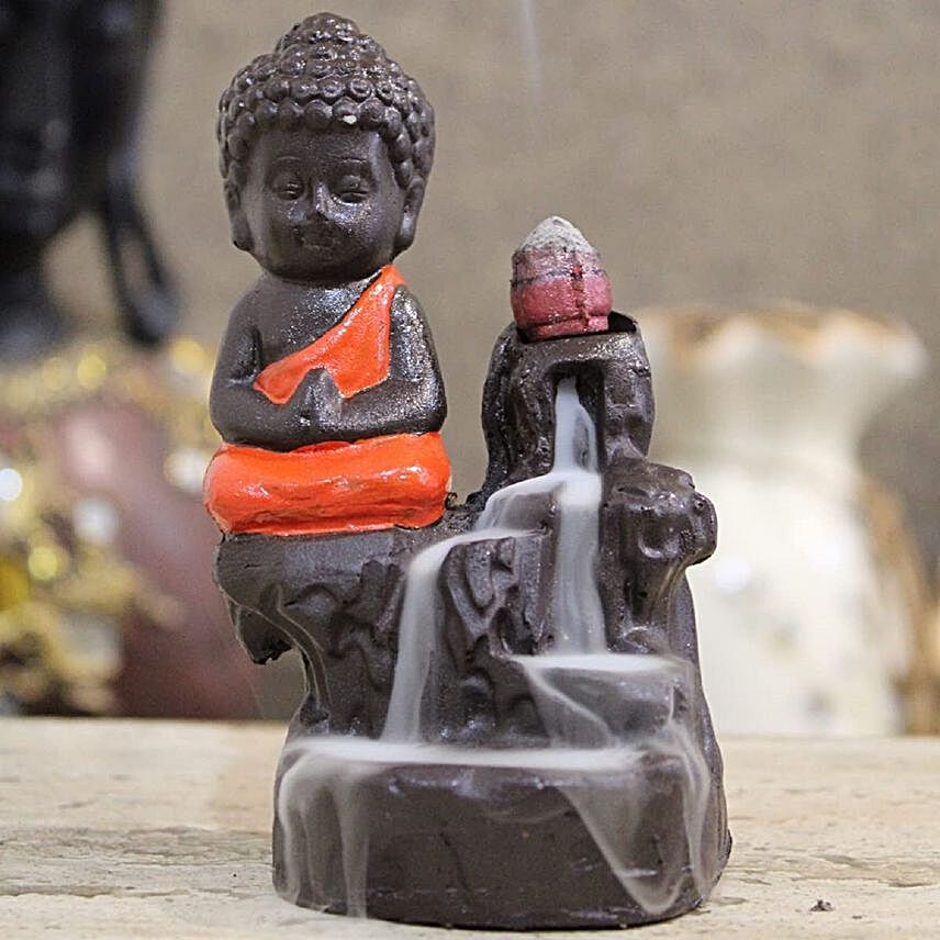 Buy/Send Red Buddha Back-Flow Smoke Fountain Online- FNP