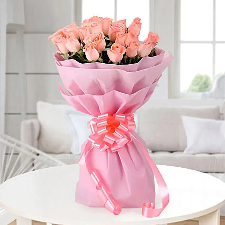 Elegances Pink Roses Bouquet