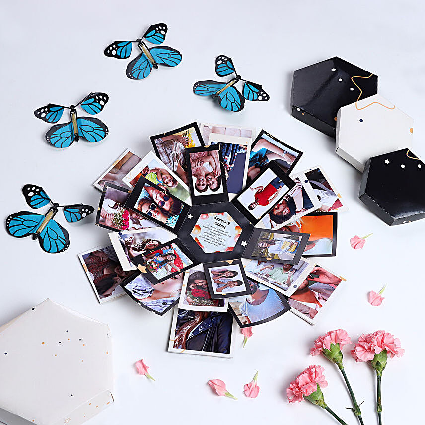 Buy/Send Love Is In The Air Butterfly Explosion Box Online- FNP