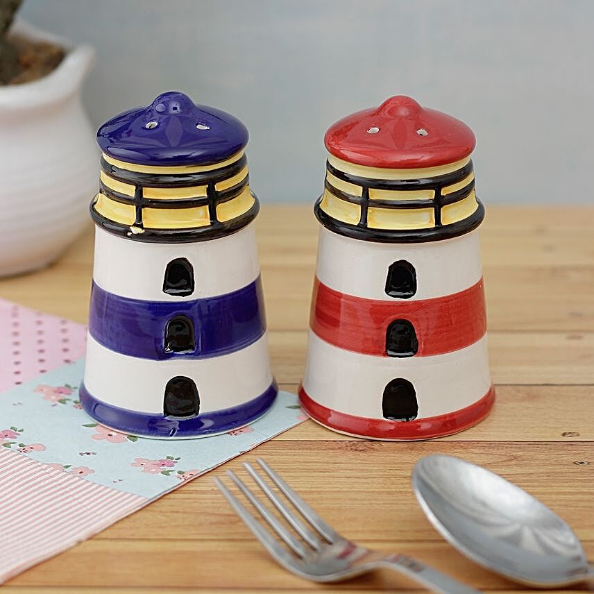 Designer Lighthouse Salt & Pepper Set