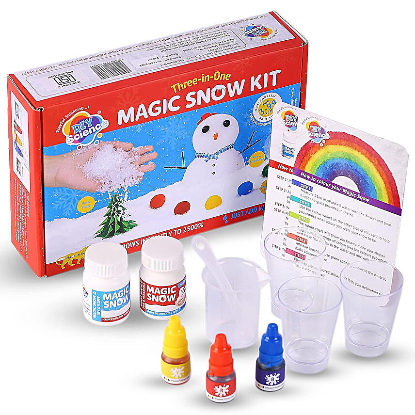 DIY Science Three-in-One Magic Snow Kit