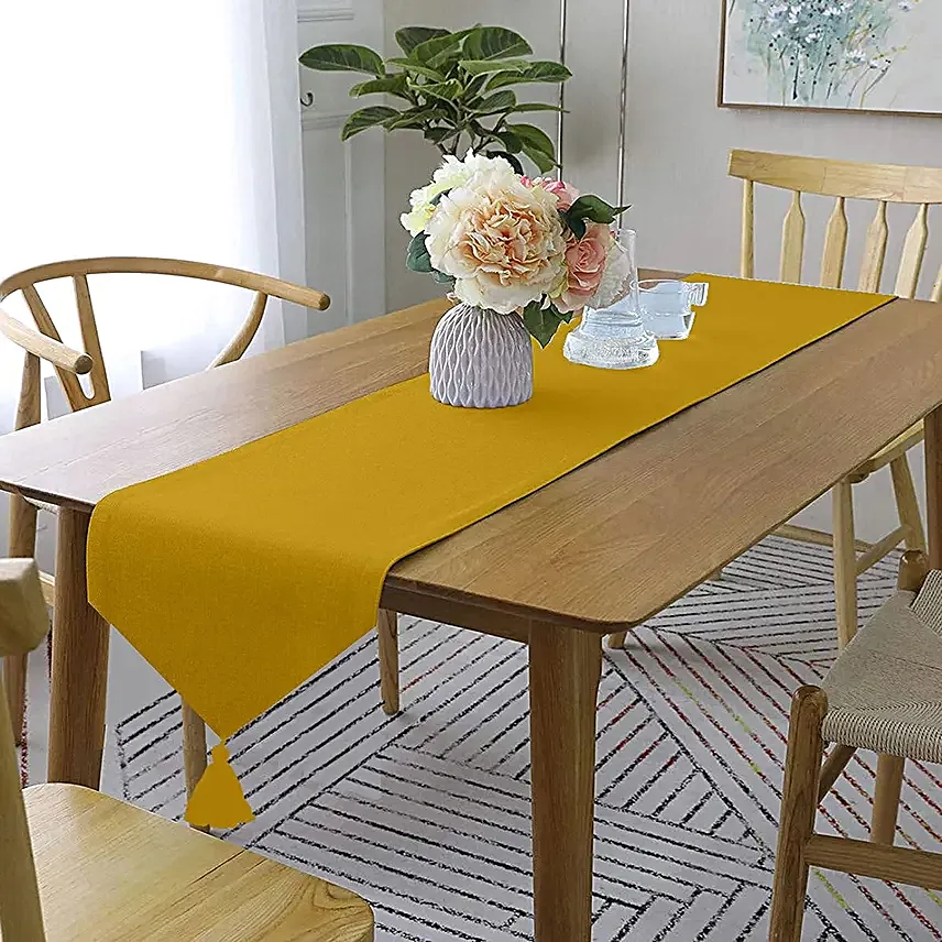 Classic Charm Dining Table Accessory- Dark Yellow