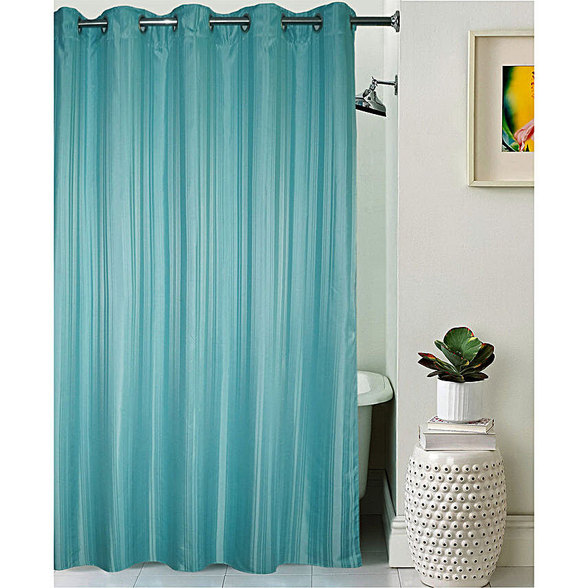 Classic Stripes Curtain- Dark green