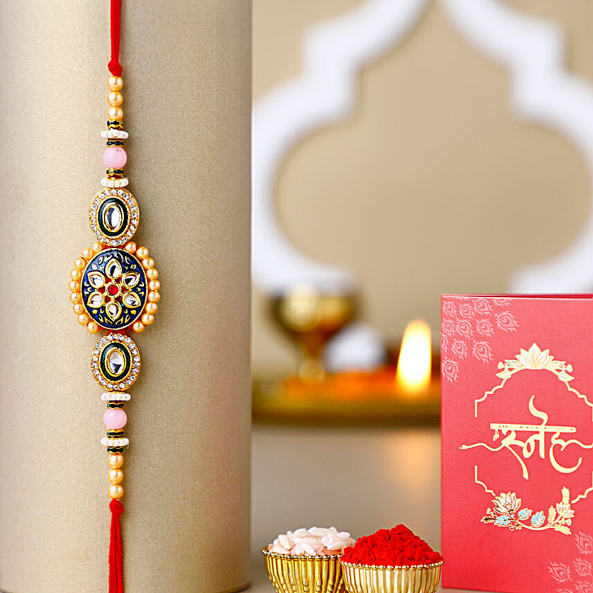 Ornate Opulence Rakhi For Brother