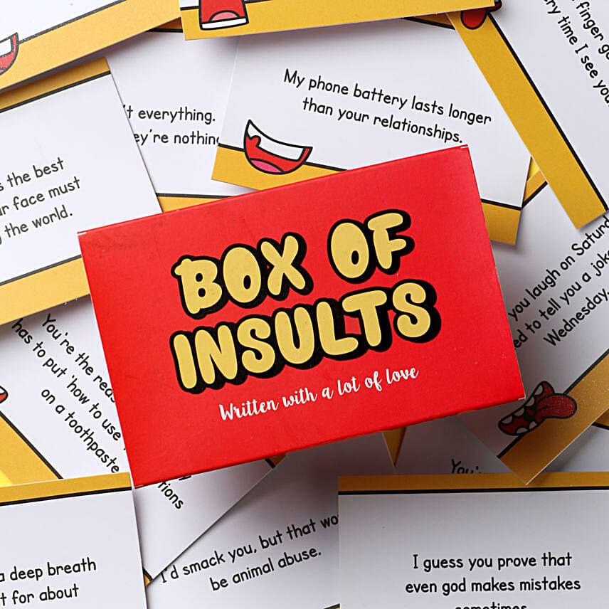 Fun Box of Insults For Your BFF