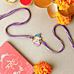 Bal Ganesha Cheerful Charm Rakhi & Sweet Treat