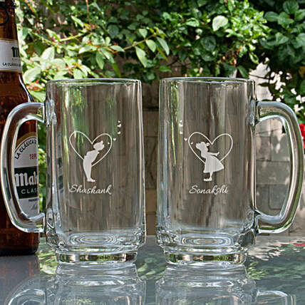 Personalised Beer Mugs Online | Customize Beer Glassware Sets – FNP