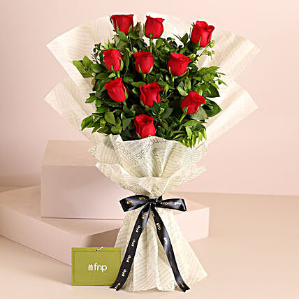 Buy/Send Timeless Love Red Roses Bouquet Online- FNP