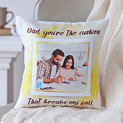 Personalised fathers outlet day pillow