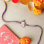 Bal Ganesha Cheerful Charm Rakhi & Sweet Treat