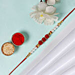 Sneh Pretty Beads Rakhi & Almonds