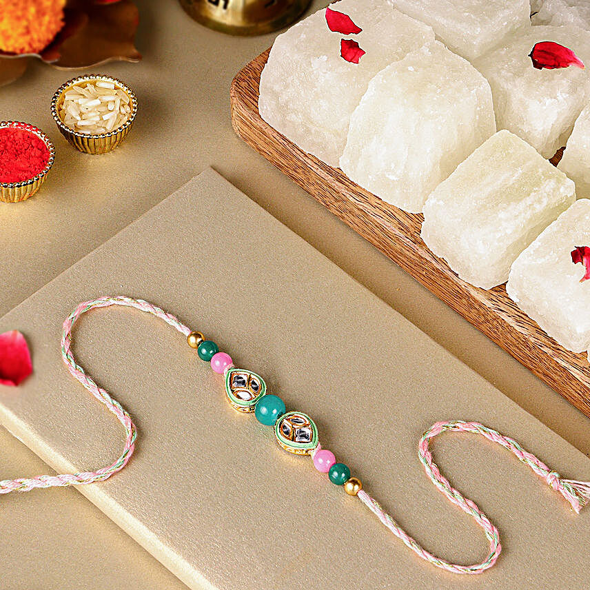 Opulent Kundan Rakhi