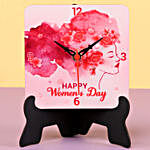 Womens Day Wishes Table Clock