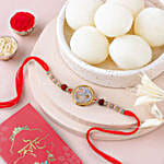 Eternal Glow Om Rakhi & Sweetness Set